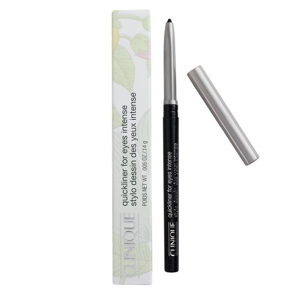 CLINIQUE Quickliner for Eyes Intense Eye Liner - 09 Intense Ebony, Travel Size - Picture 1 of 8